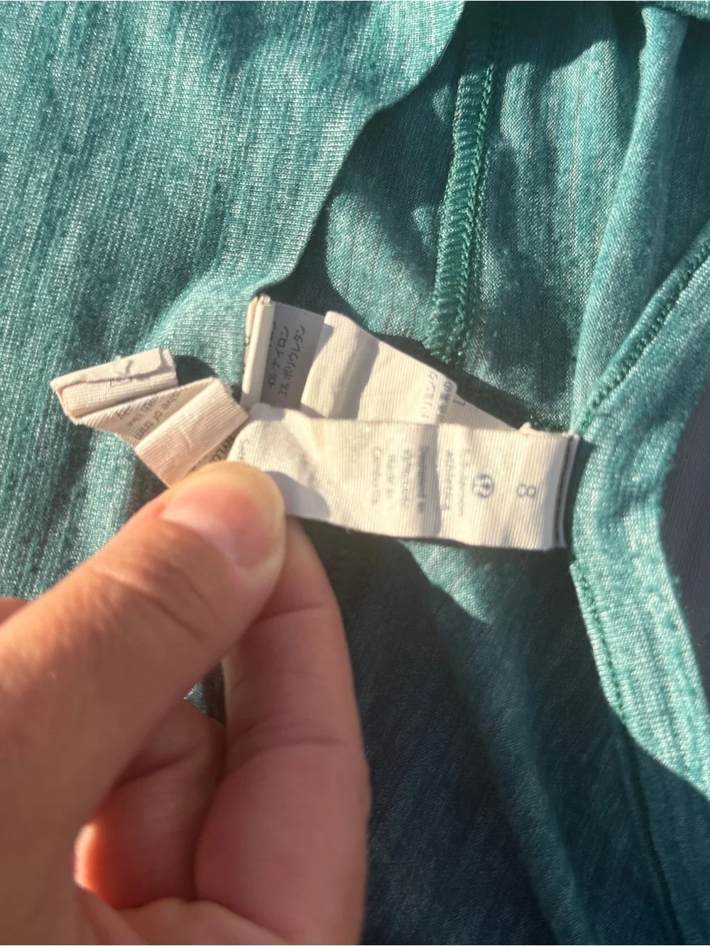 lululemon athletica Teal Short Sleeve Performance Tee